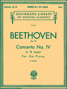 Concerto No. 4 in G Op. 58 piano sheet music cover
